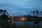 Naples Botanical Garden -  Florida Garden Solstice Landing At Night